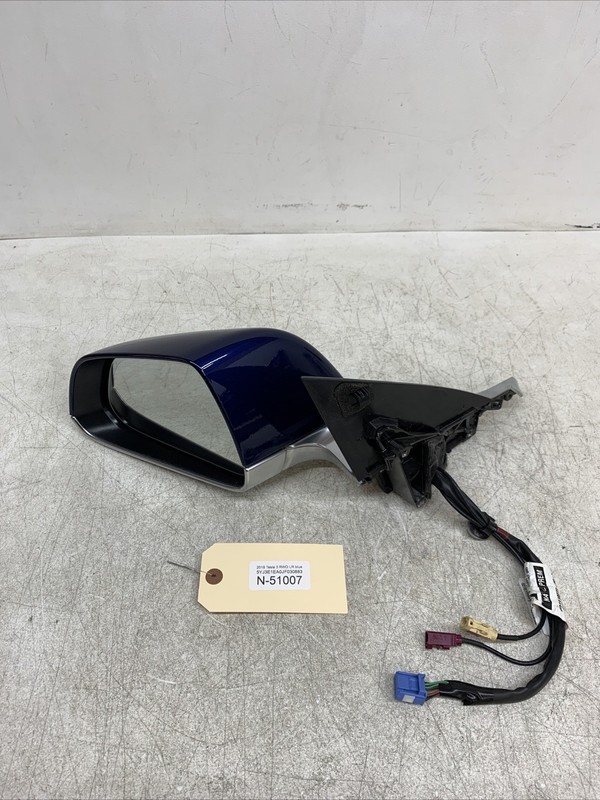 17-20 TESLA MODEL 3 MIRROR LEFT DRIVER AUTO DIM 1110777-00-L 51007 U17