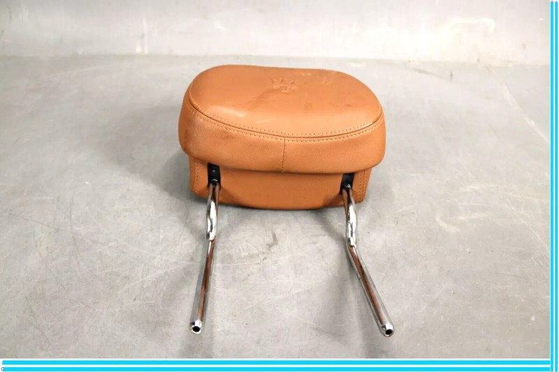 14-17 Maserati Ghibli Front Left Driver Side Seat Headrest Head Rest Brown OEM