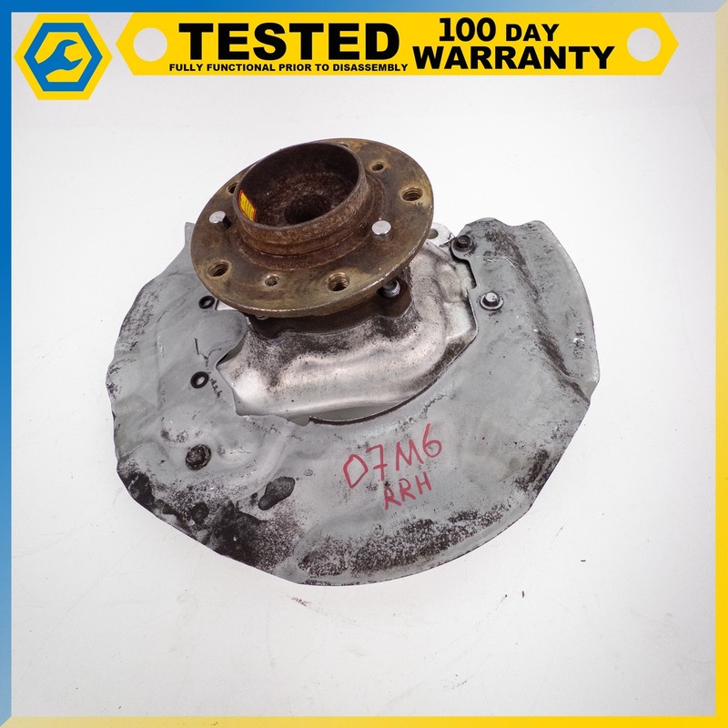 06-10 BMW M6 M5 FRONT RIGHT SUSPENSION SPINDLE KNUCKLE WHEEL HUB BEARING OEM