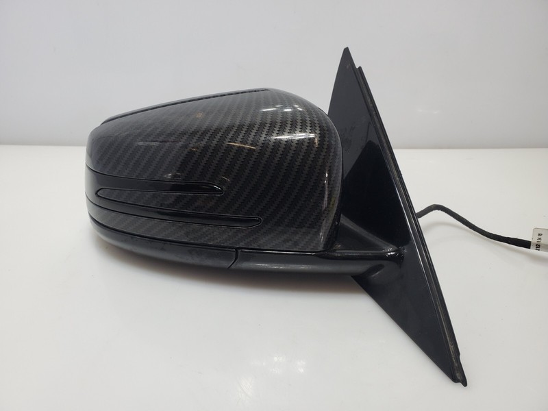 ✅ 10-13 OEM Mercedes W212 E63 AMG Front Right Passenger Door View Mirror Carbon