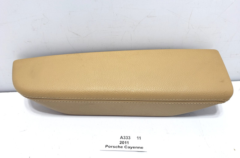 ✅ 11-18 OEM Porsche Cayenne 958 Rear Left Driver Side Door Panel Armrest Beige*