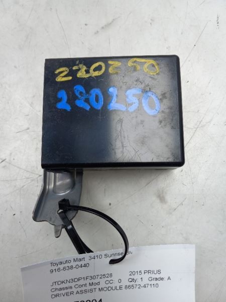Chassis ECM Driver Assist Pedestrian Alert System Prius Fits 14-15 PRIUS