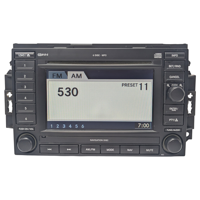 05-09 Chrysler 300 Dodge Ram Charger Dakota Jeep Radio CD Player GPS Navigation