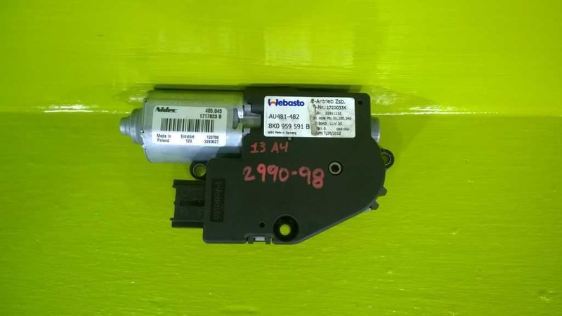 09 10 11 12 13 14 15 16 AUDI A4 SUNROOF SLIDING MOTOR OEM 2990-98