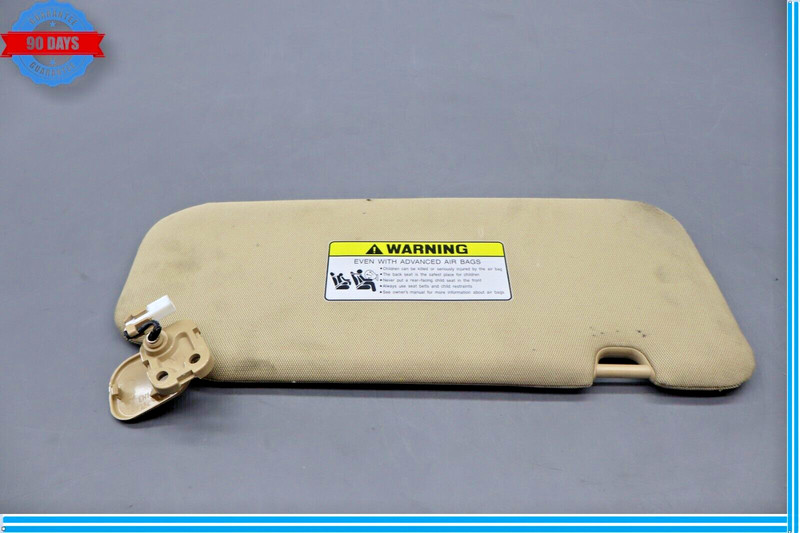 15-20 Hyundai Genesis Front Left Driver Side Sun Visor Sunvisor Beige Oem