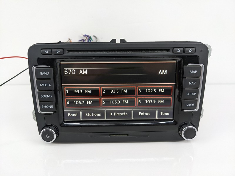 VW RNS-510 Navigation Radio RNS510 Head Unit 3C0035684G GPS V12 Maps MK6 UPDATED