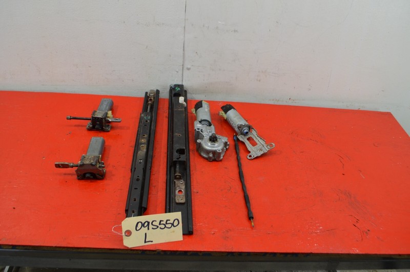07-13 MERCEDES W221 S550 FRONT LEFT DRIVER SEAT ADJUSTMENT MOTOR SET 6 ITEMS OEM