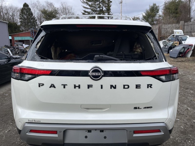 2022-2024 Nissan Pathfinder Tail Gate White No Glass Inner Trim Panel Broken