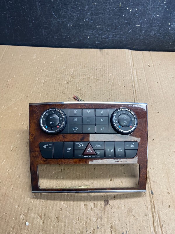 2007-2012 Mercedes X164 GL350 GL450 Climate Control Bezel Wood Switch ae3931 DG