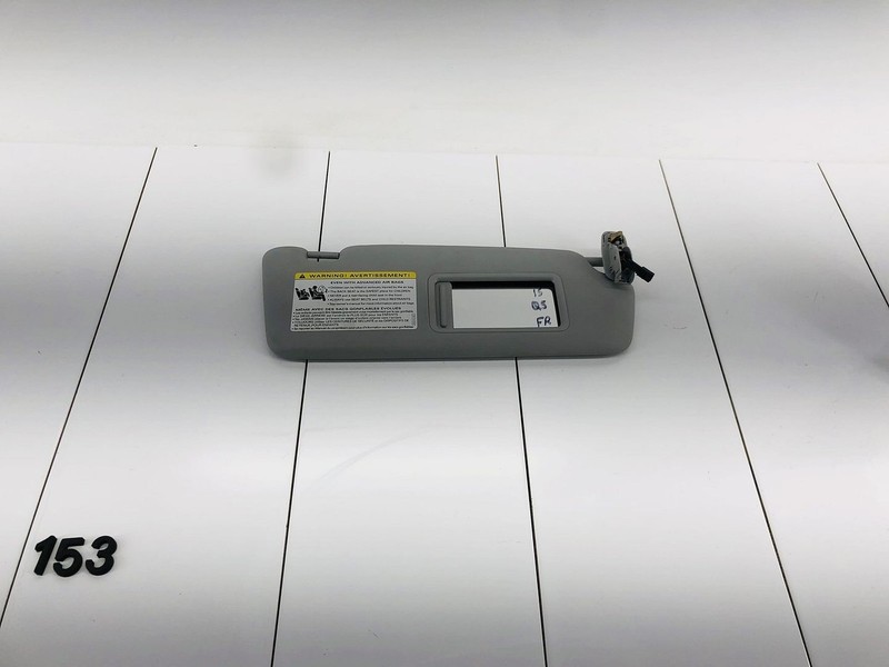 13-17 AUDI Q5 RIGHT PASSENGER SIDE HEADLINER OVERHEAD SUN VISOR SHADE OEM