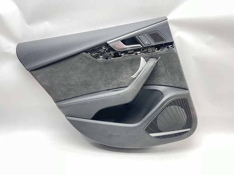 18 19 AUDI S5 B9 SPORTBACK REAR LEFT DRIVER SIDE DOOR TRIM PANEL OEM ALCANTARA