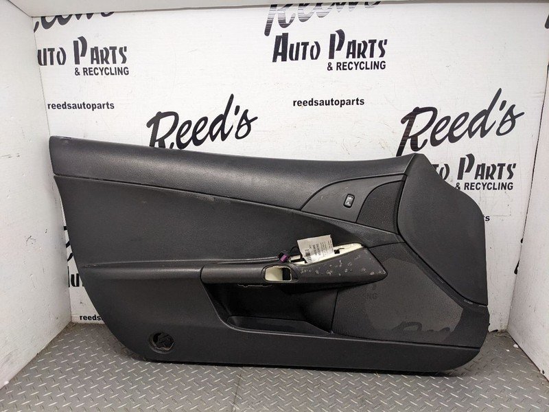 05-08 C6 Corvette Left Driver Door Trim Panel Black OEM 1184605