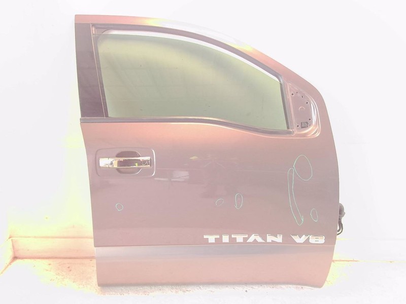 17-19 Nissan TITAN Platinum Reserve Brown Passenger Right Front Door