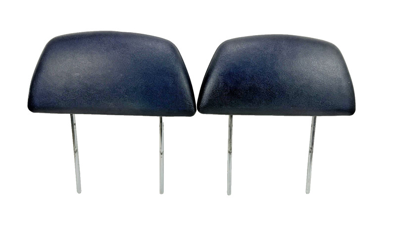 1995-1997 Chevy GMC C/K 1500 2500 3500 Bench Seat Headrests Pair Blue OEM