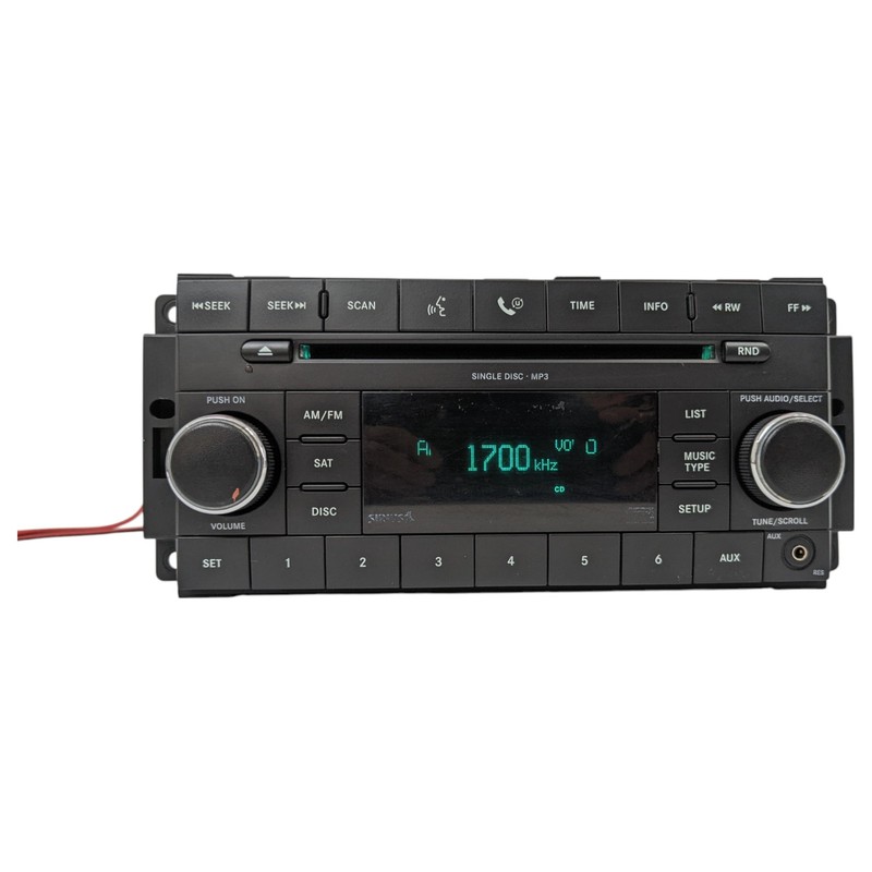08-09 Dodge Jeep Chrysler CD Player Radio Receiver Stereo P05064421AF OEM TESTED