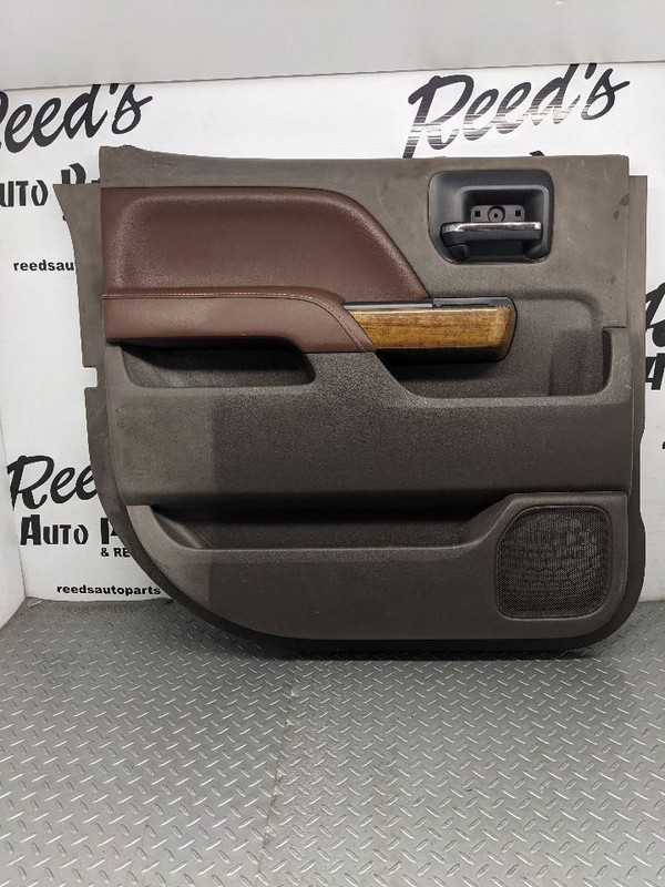 15 16 17 18 SILVERADO HIGH COUNTRY DRIVER LH REAR door panel trim OEM 1175532