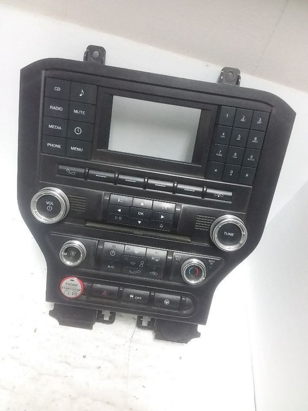 Radio And Temperature Control Panel Base V6 Fits 15-16 MUSTANG FR3T-18E243-EB