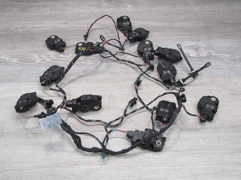2008-2014 BMW E71 E72 X6 A/C HEATER FLAP DOOR ACTUATOR MOTOR WIRING SET