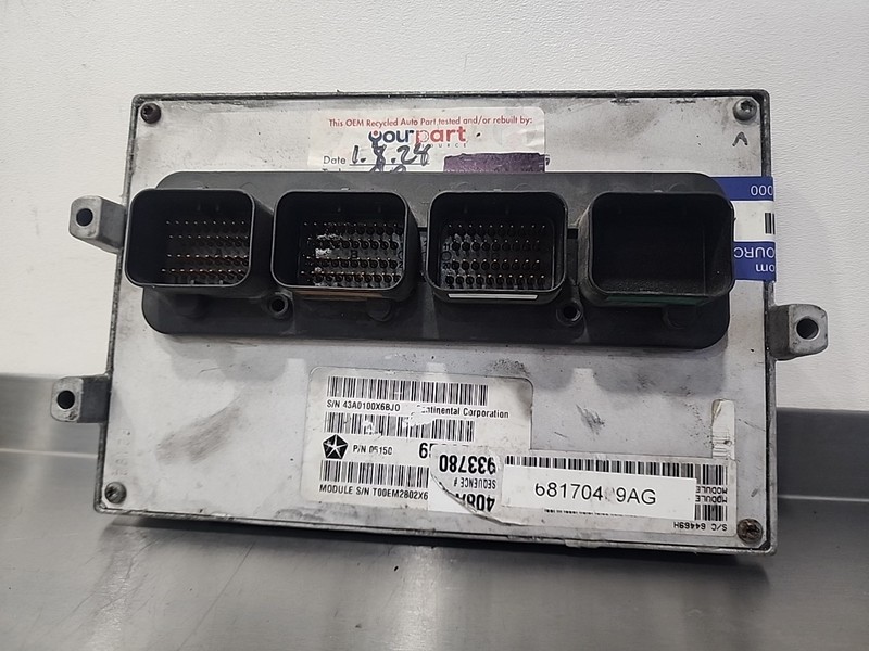 2013 JEEP GRAND CHEROKEE 3.6L 4X4 ECU ECM PCM ENGINE COMPUTER 68170409AG OEM AT