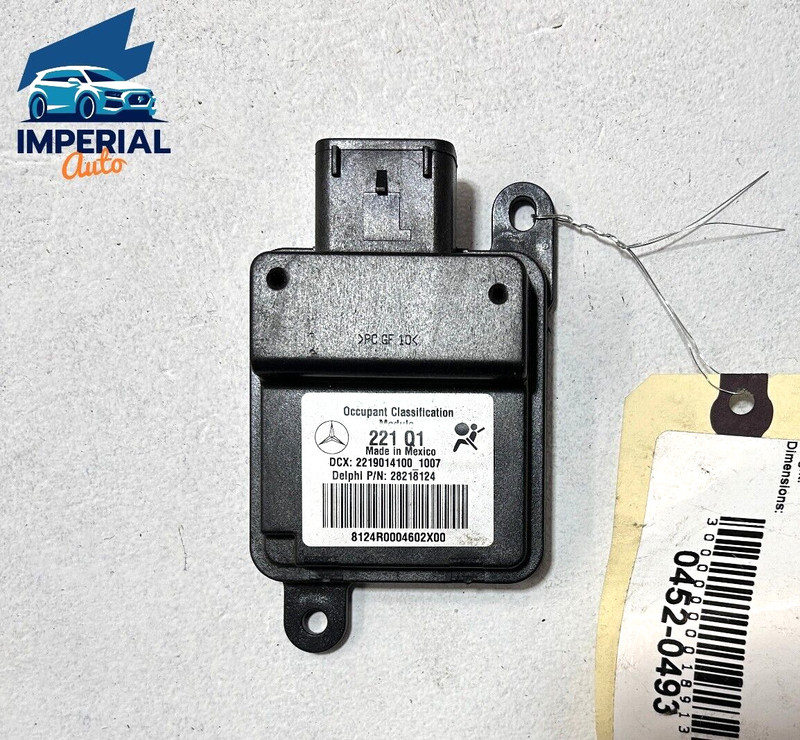 2010 MERCEDES S550 W221 FRONT PASSENGER SEAT OCCUPANT MODULE SENSOR UNIT OEM