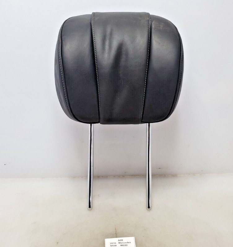✅14-17 OEM Mercedes W222 S550 S63 Front Right Left Headrest Nappa Leather Black