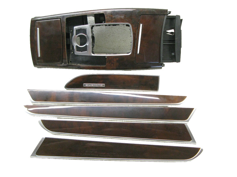05-11 AUDI C6 A6 S6 WOOD TRIM CENTER CONSOLE LEFT RIGHT INTERIOR DOOR OEM 02032