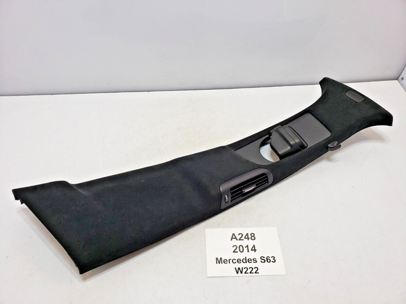✅ 14-20 OEM Mercedes W222 S63 AMG S550 Right Passenger B Pillar Upper Trim Panel