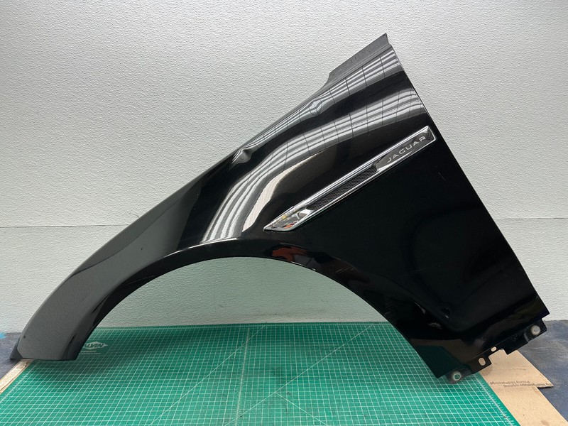 10-19 JAGUAR XJ XJR FRONT LEFT DRIVER SIDE FENDER WING Black OEM