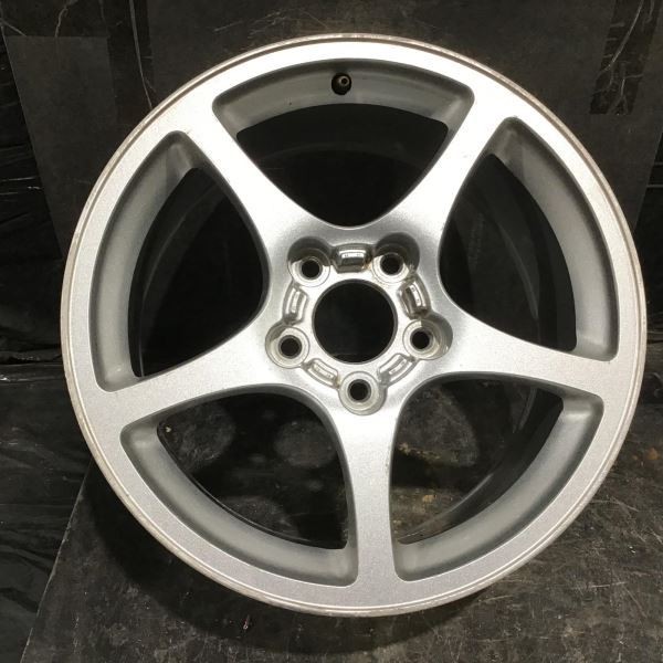 2000-2004 Chevrolet Corvette 5121 Wheel 17x8.5 5 Spoke Silver Painted 9594181