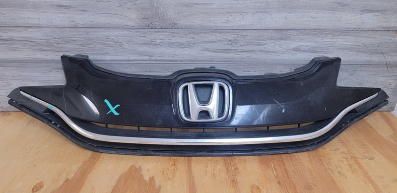 2015 2016 2017 HONDA FIT Front Bumper Radiator Grille With Emblem OEM "CRACK"