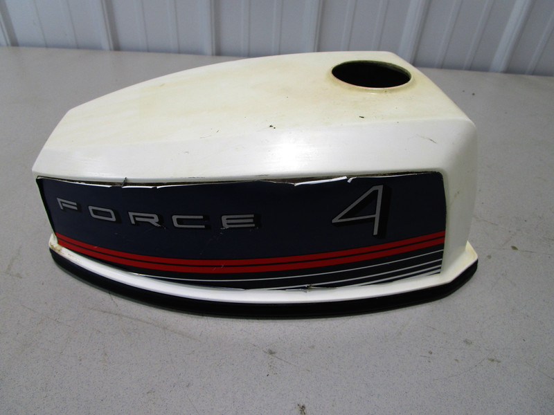 FS535712 Force Chrysler Outboard 4 Hp Engine Cowling Cover Top Hood Cap NLA
