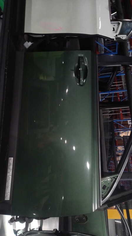 2010 Subaru Legacy Right Door Green OEM Used 124K Miles - Fast Shipping
