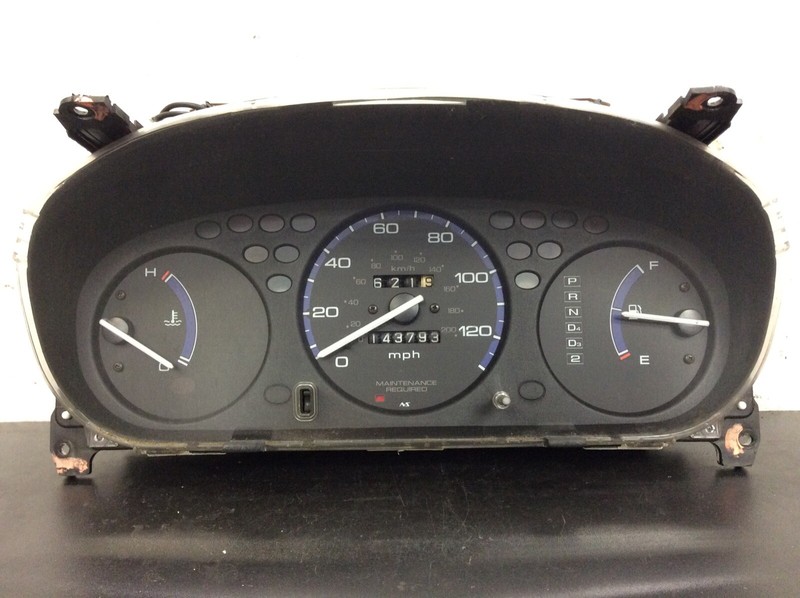 96-00 Civic DX AT Instrument Cluster Speedo Tacho Meter Gauges 143k Used OEM