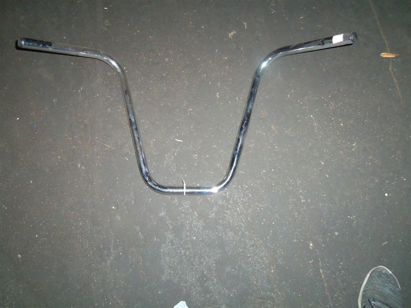 33" Chrome Motorcycle Handlebars "D" *FREE SHIPPING*