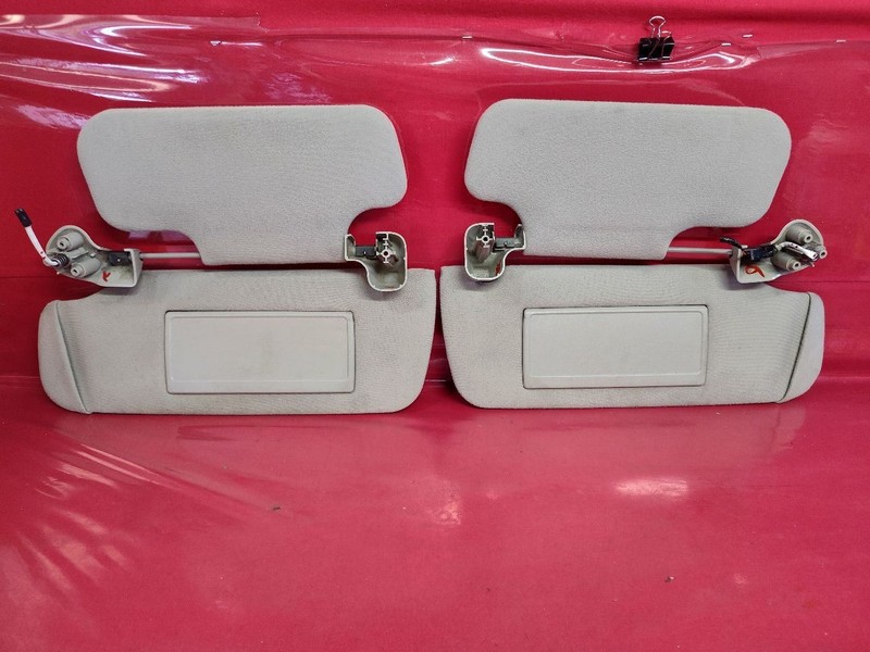 2003 2004 Chevy GMC Cadillac Sun Visor Sunshade Set Extended Illuminated SET