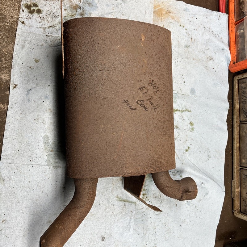 1980 - 1981 Arctic Cat El Tigre 6000 530 Vintage snowmobile Exhaust Muffler Good