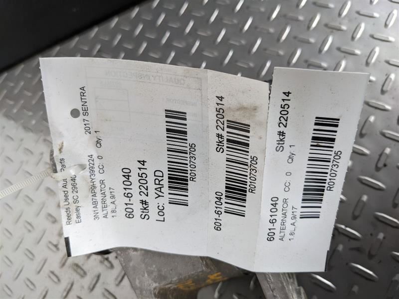 Alternator Fits 13-19 SENTRA 1073705
