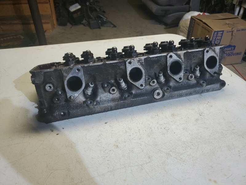 1985 Mercedes W126 380SE SEC SEL R107 380SL Cylinder Head 1160163501