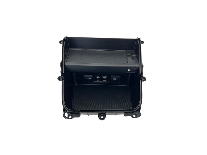 2019-2021 KIA Forte Center Console Trim Black Storage With Phone Charger