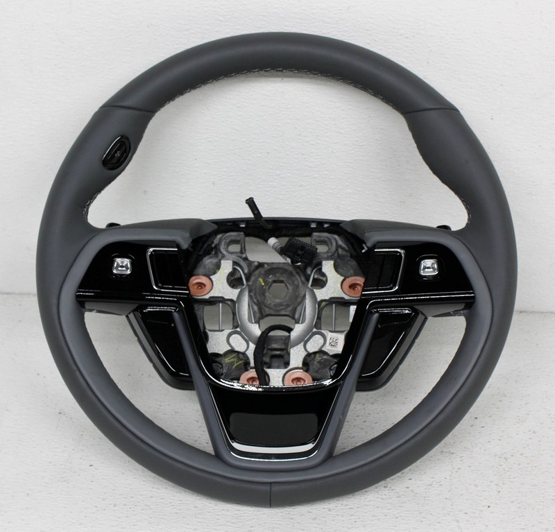 OEM Steering Wheel For Lincoln Aviator Slate Gray Leather LC5B-3600-EK3KX4 Cuts