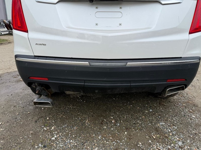 2017-2019 Cadillac XT5 Rear Bumper Cover White