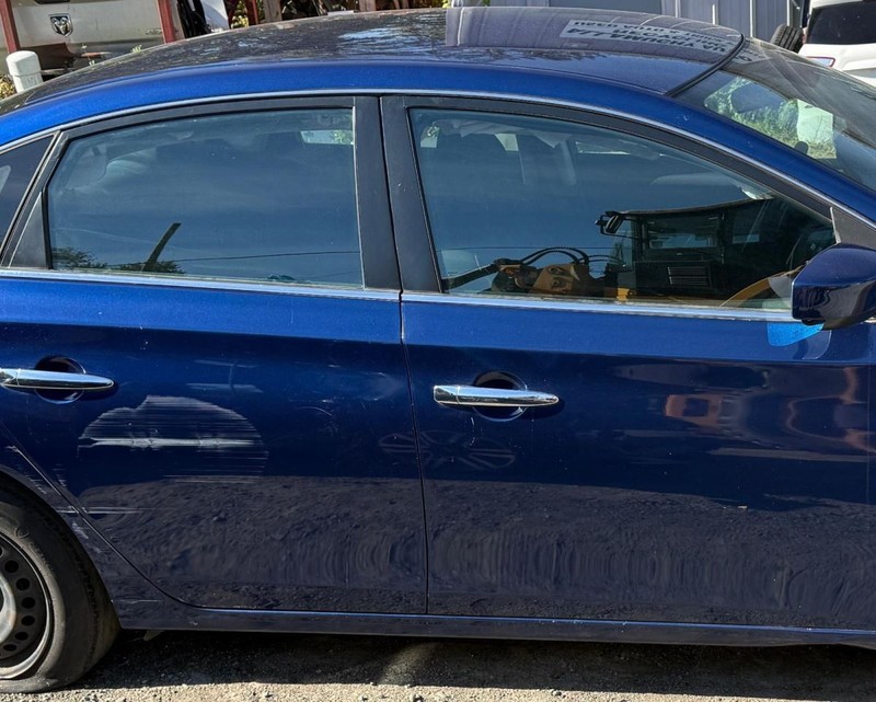 2013-2019 Nissan Sentra Right Passenger Side Rocker With Post Blue