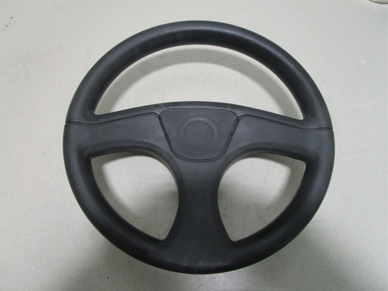 ACE TELEFLEX 5969 12 3/4" STEERING WHEEL BLACK PLASTIC MARINE BOAT