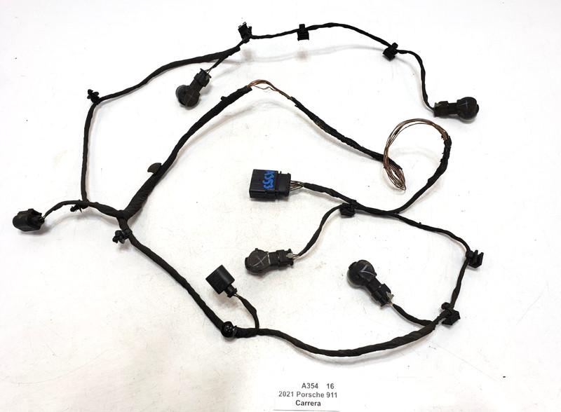 ✅ 20-24 OEM Porsche 911 Carrera 992 Rear Bumper Park Sensor Wiring Harness 23k