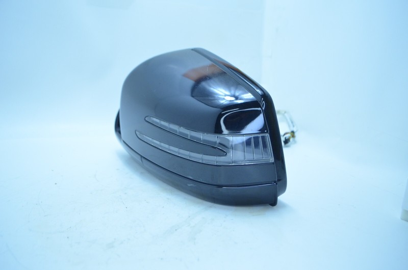 11-12 MERCEDES W164 ML350 FRONT LEFT DRIVER DOOR SIDE VIEW MIRROR BLACK OEM