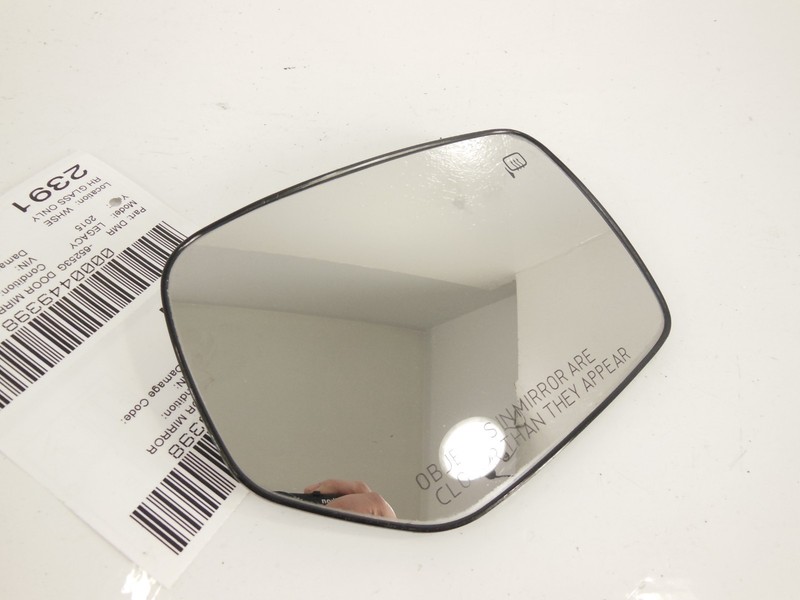 2015 2016 Subaru Legacy Outback Door Mirror Glass Right Passenger Heated OEM