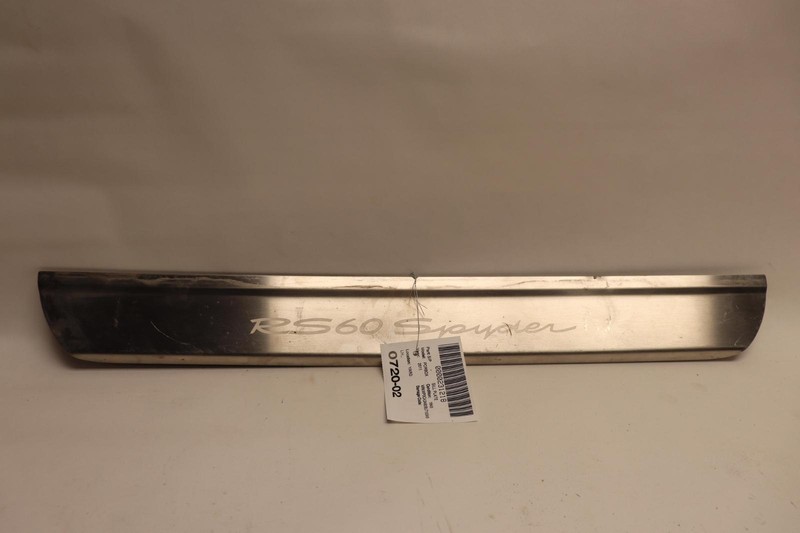 2011-2012 PORSCHE BOXSTER RS60 SPYDER LEFT DOOR SILL SCUFF PLATE PANEL OEM