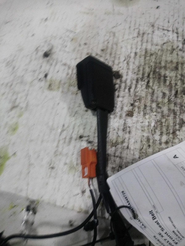 2017 Jaguar XE Black Driver Seat Belt OEM T4N17232PVJ 48K Miles