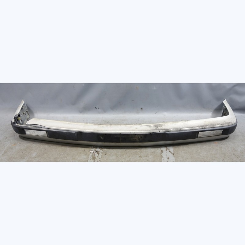 Damaged 89-93 BMW E30 3-Series Late Plastic Front Bumper Cover Trim Silver OEM