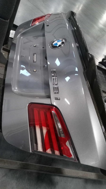 2013 BMW 528i Genuine OEM Used Grey Deck Lid, 122K Miles, Warranty Included